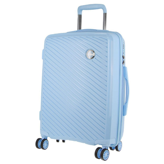 Maleta de viaje Milleni de Pierre Cardin, inspirada en la marca, de 54 cm (39 l), color azul