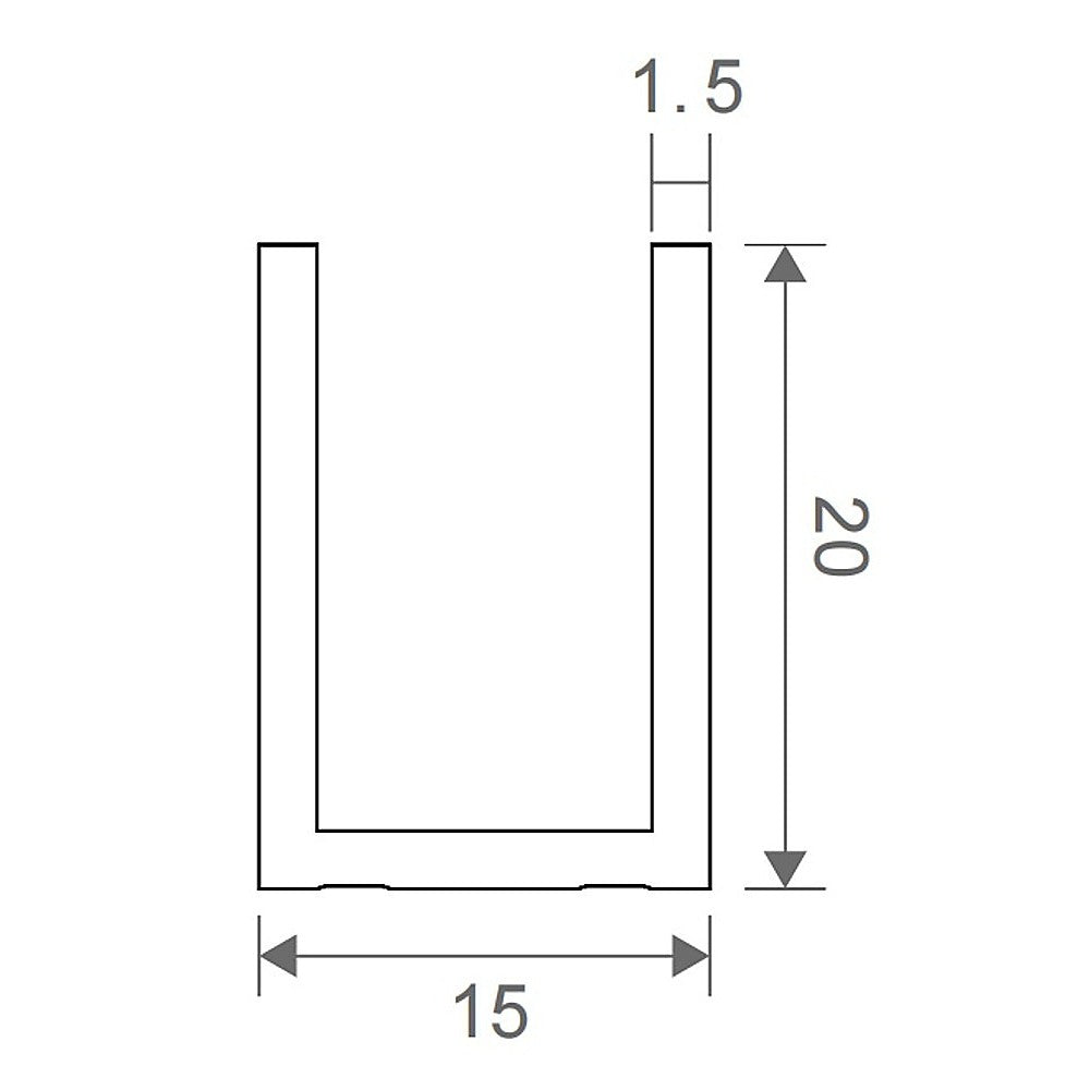 100x210cm Single Shower Glass Screen with White Wall & Floor Channel