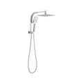 Wall Mounted Chrome Dual Shower Mixer – Rainfall & Handheld Massage Head