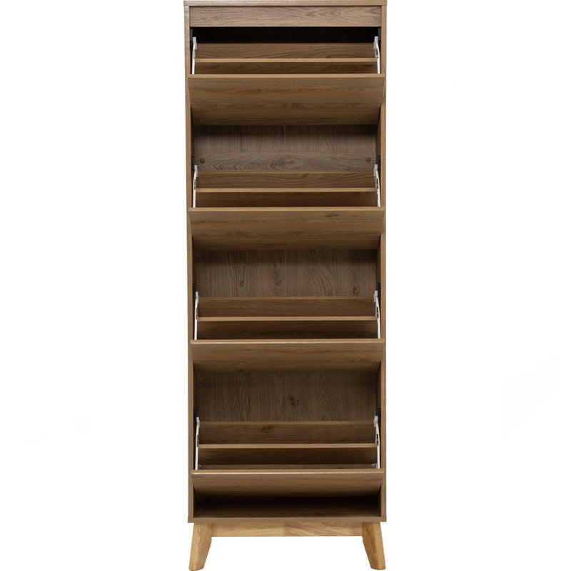 Hirado Tall Shoe Cabinet - Natural