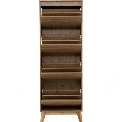 Hirado Tall Shoe Cabinet - Natural