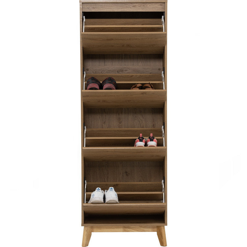 Hirado Tall Shoe Cabinet - Natural