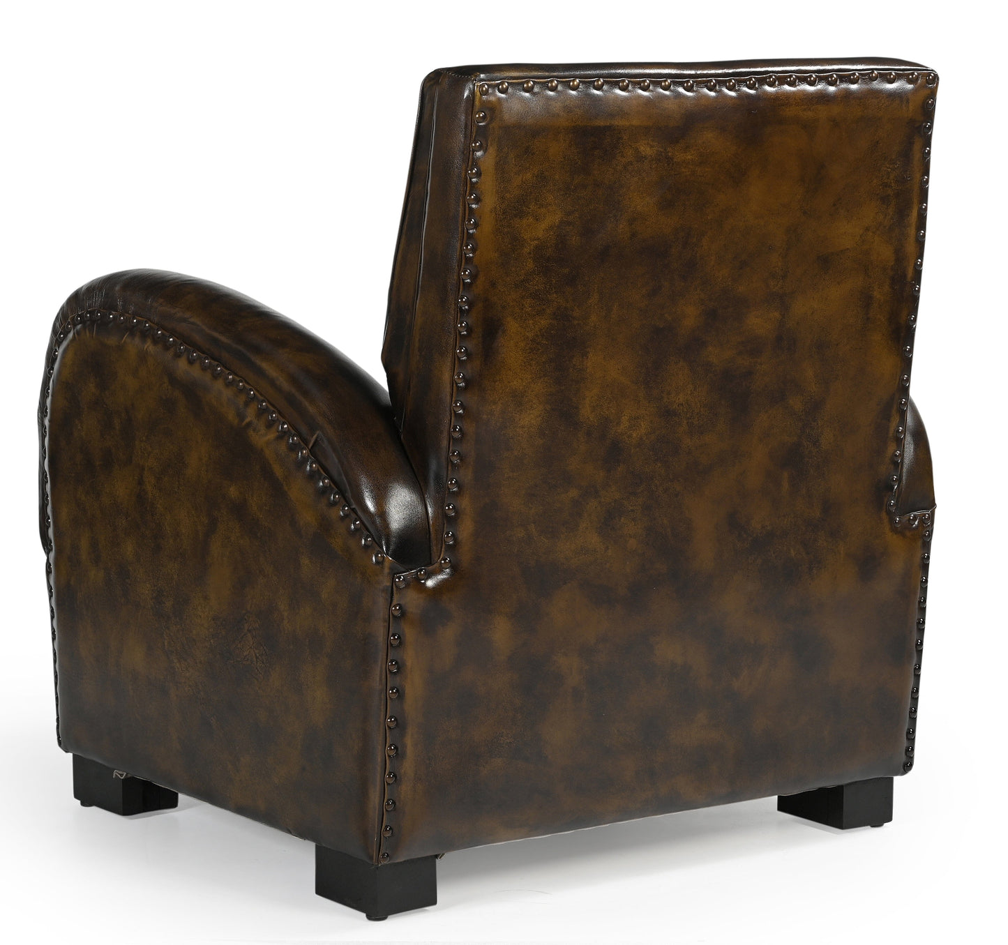 ARMSTRONG HAND MADE LEATHER ARM CHAIR