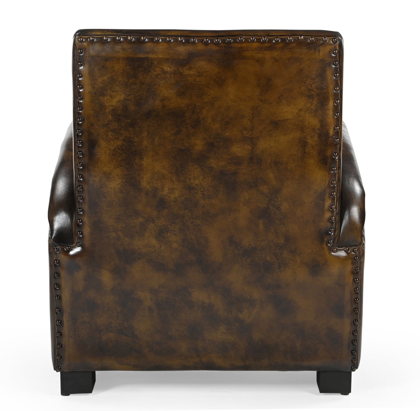 ARMSTRONG HAND MADE LEATHER ARM CHAIR