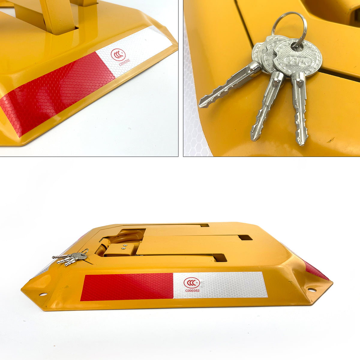 Rectangle Safety Barrier locker Car Parking Lock Fold Complete Complete Vehicle Security