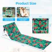 Lazy Dayz Fold Up Beach Lounger - Mossman