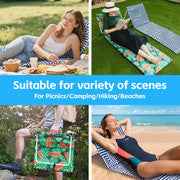 Lazy Dayz Fold Up Beach Lounger - Mossman