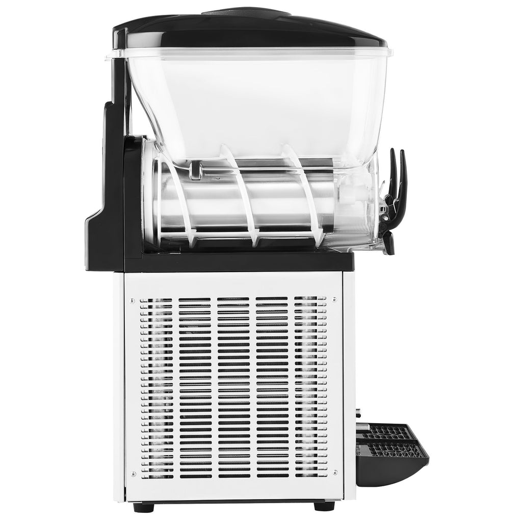 Commercial Frozen Drink Maker, 15Lx2 Double Tank Slushy Machine, 120 Cups Stainless Steel Margarita Smoothie Frozen Drink Machine, Slushie Maker for Home Party Restaurants Cafe Bars