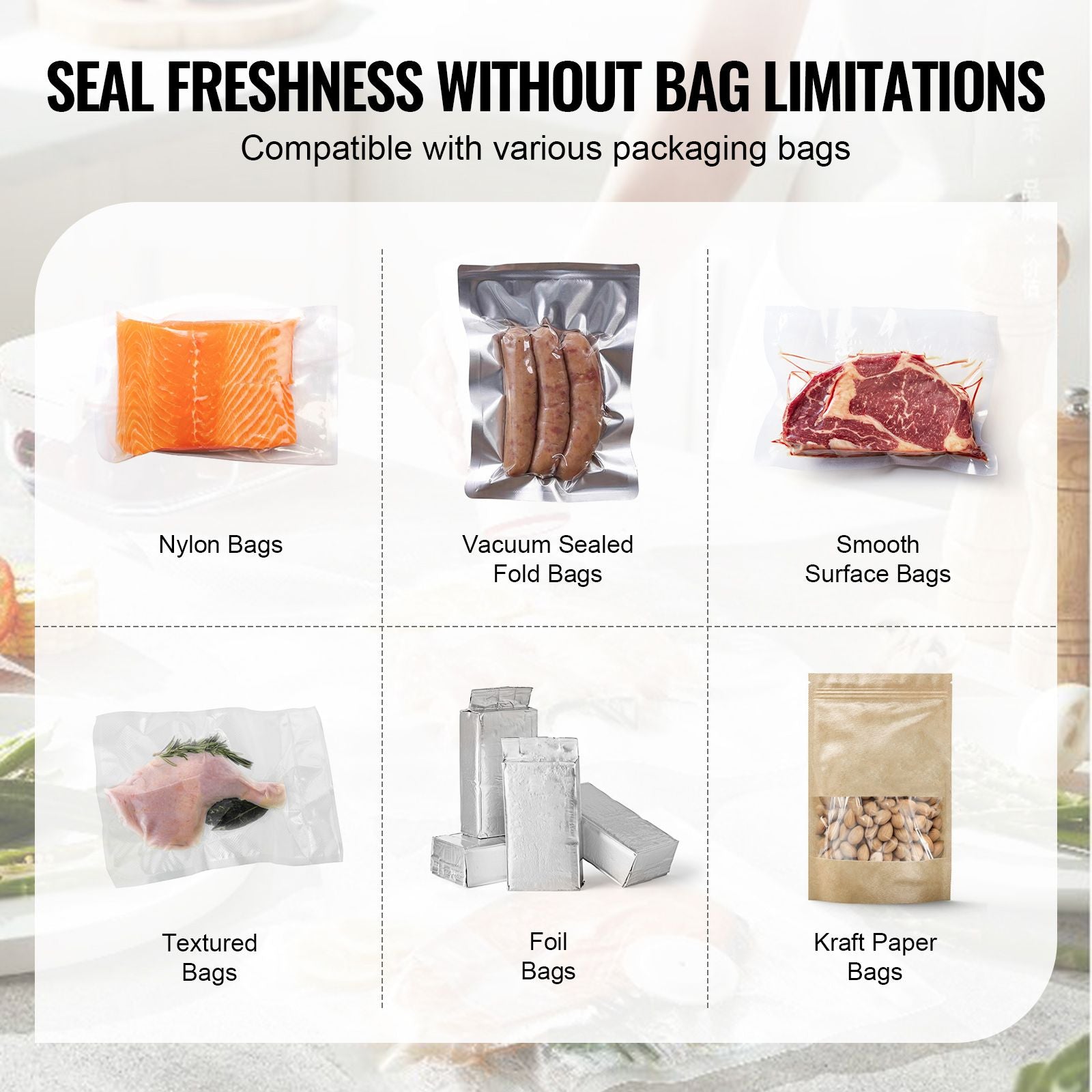 Vevor DZ-400/2E Automatic Extra Deep Vacuum Sealer Food Vacuum Sealing Packing Machine 220V