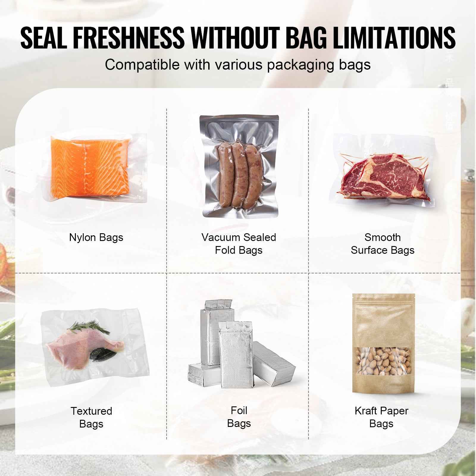 Vevor DZ-400/2E Automatic Extra Deep Vacuum Sealer Food Vacuum Sealing Packing Machine 220V