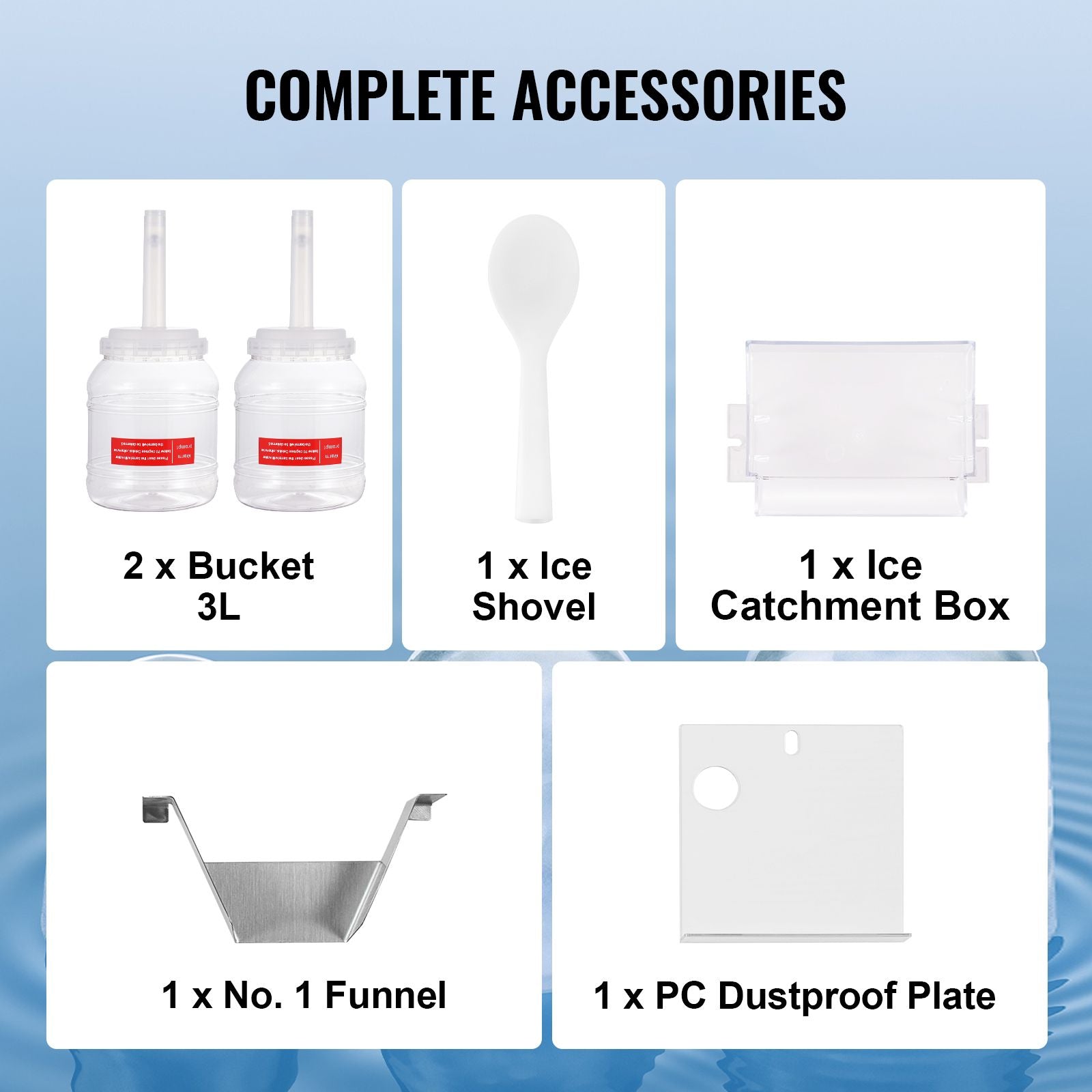 VEVOR Commercial Snowflake Ice Machine, 276LBS/24H Snowflake Ice Maker, Stainless Steel Ice Shaver Machine, Electric Snow Cone Maker, Air Cooling System for Rapid Heat Dissipation, for Bakery, Cafe