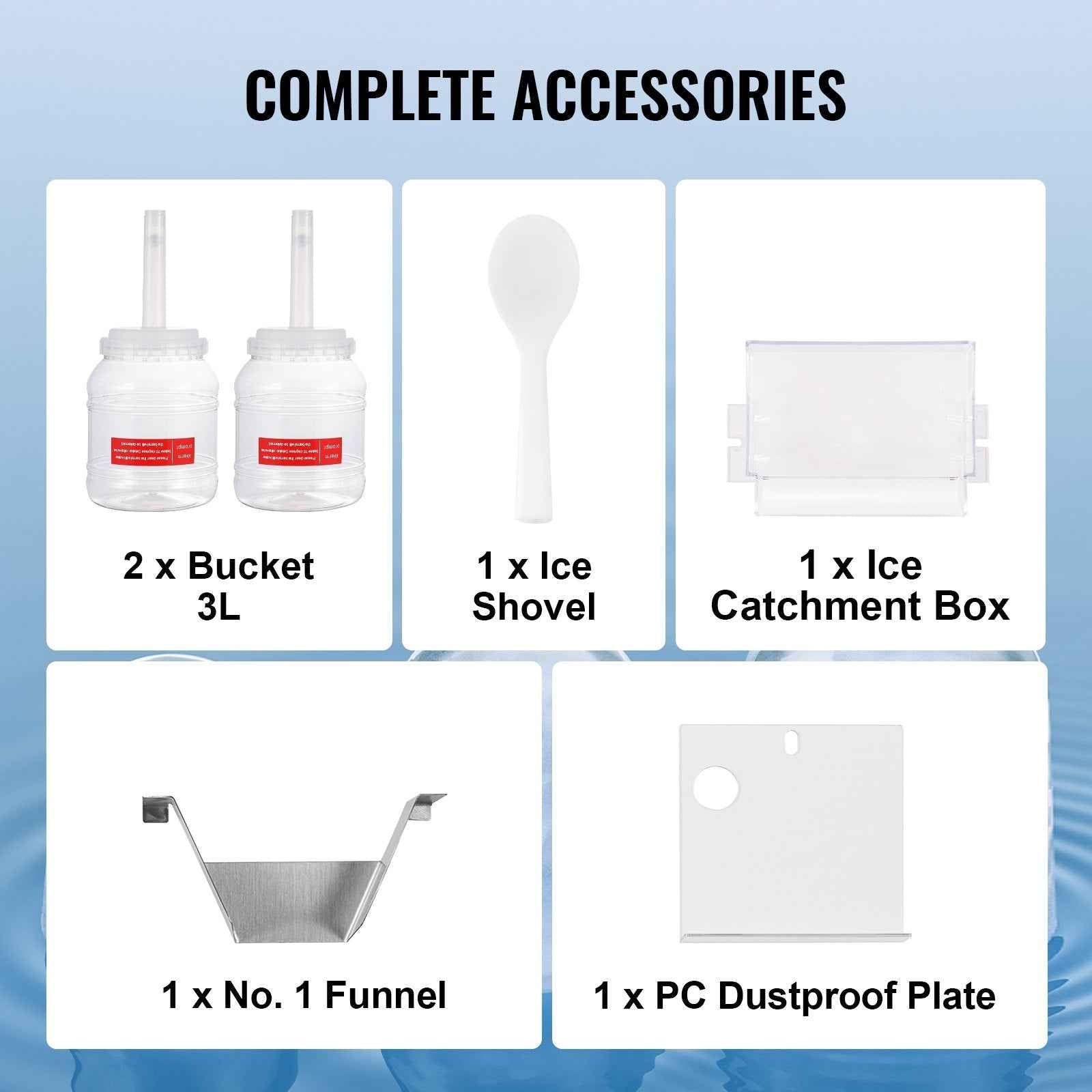 VEVOR Commercial Snowflake Ice Machine, 375LBS/24H Snowflake Ice Maker, Stainless Steel Ice Shaver Machine, Electric Snow Cone Maker, Air Cooling System for Rapid Heat Dissipation, for Bakery, Cafe