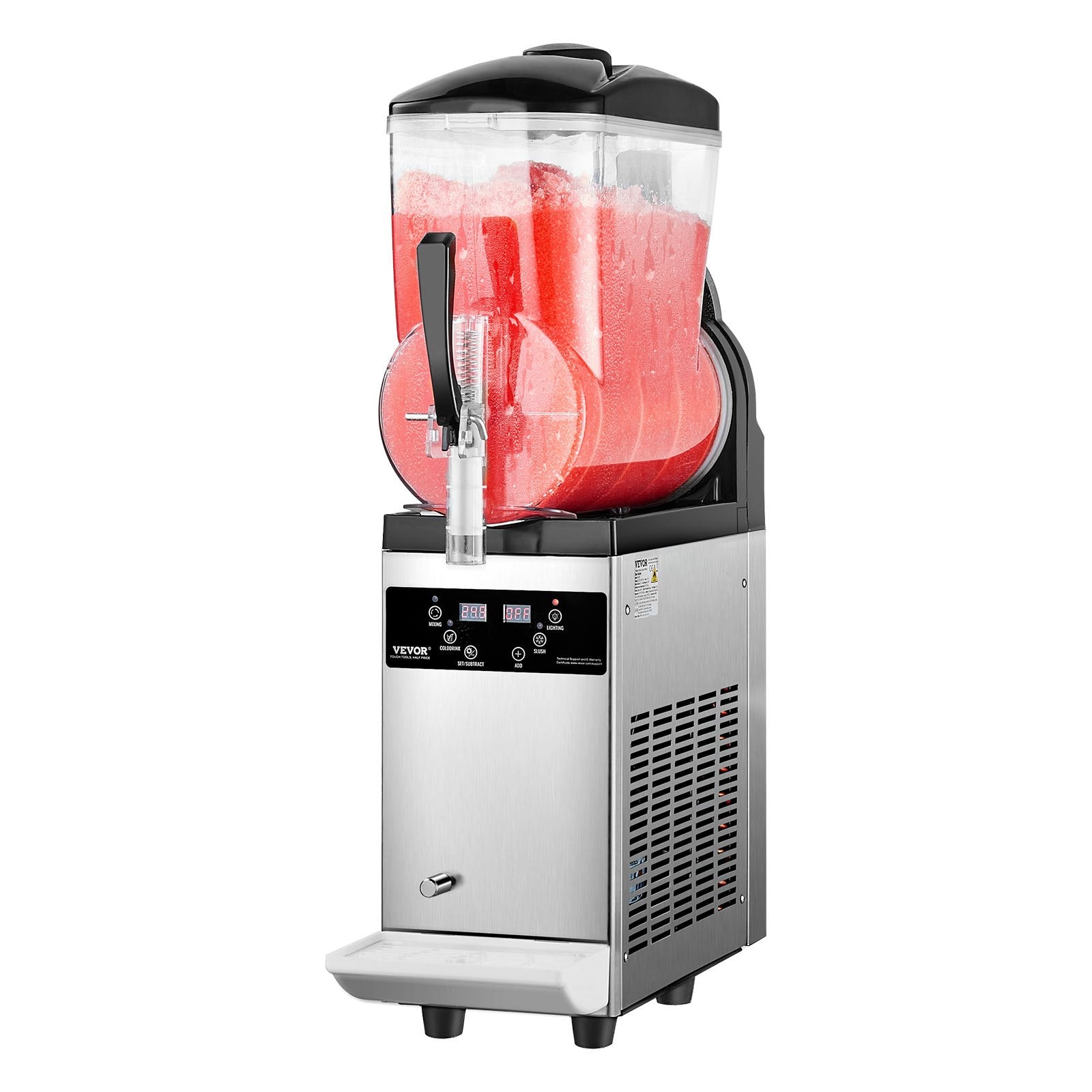 VEVOR 12L Commercial Slushy Machine Margarita Smoothie Frozen Drink Maker