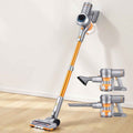 Devanti 300W Stick Vacuum Cleaner Cordless Self-Standing Golden