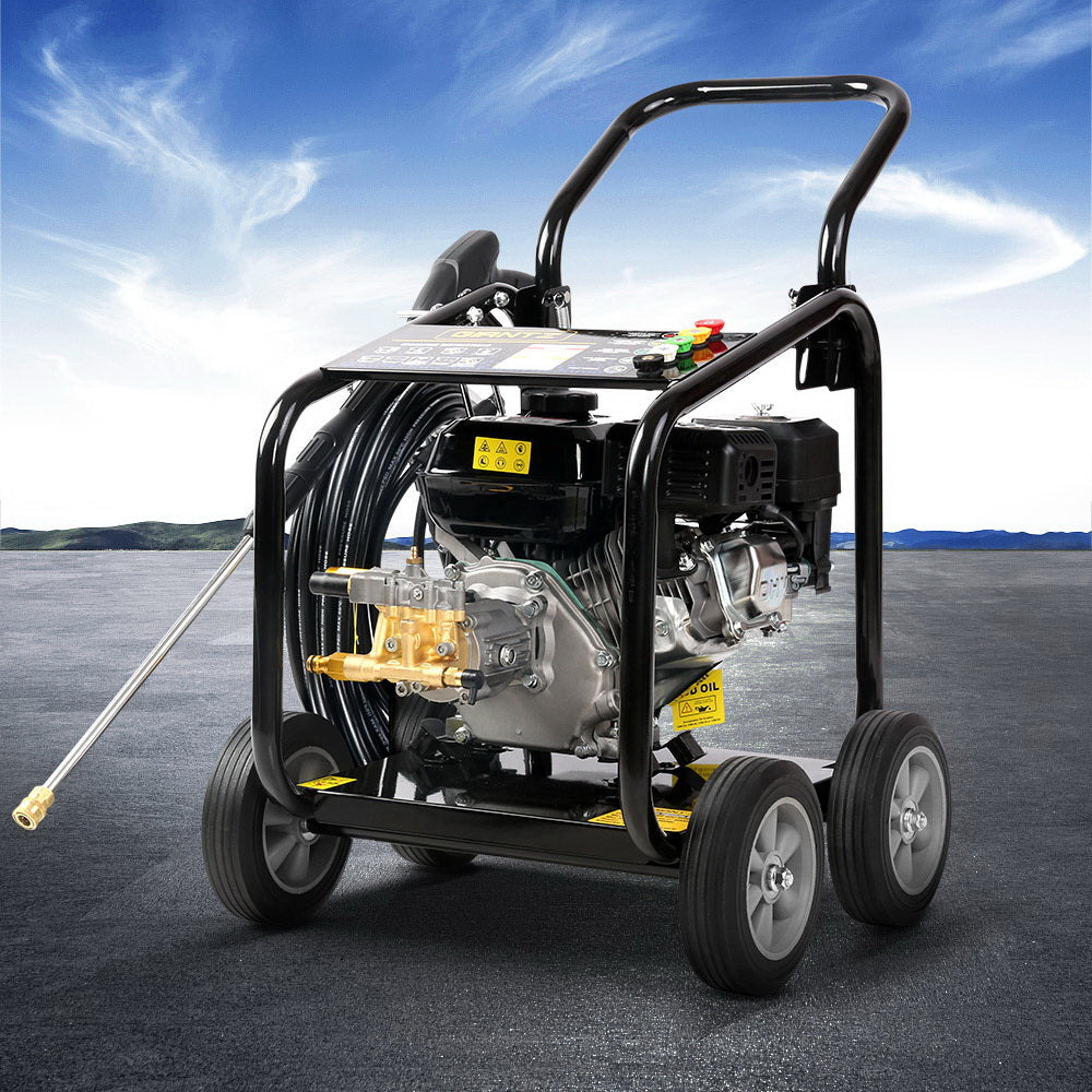 Giantz 4800PSI 汽油高压清洗机 10HP 20M 软管 Gurney