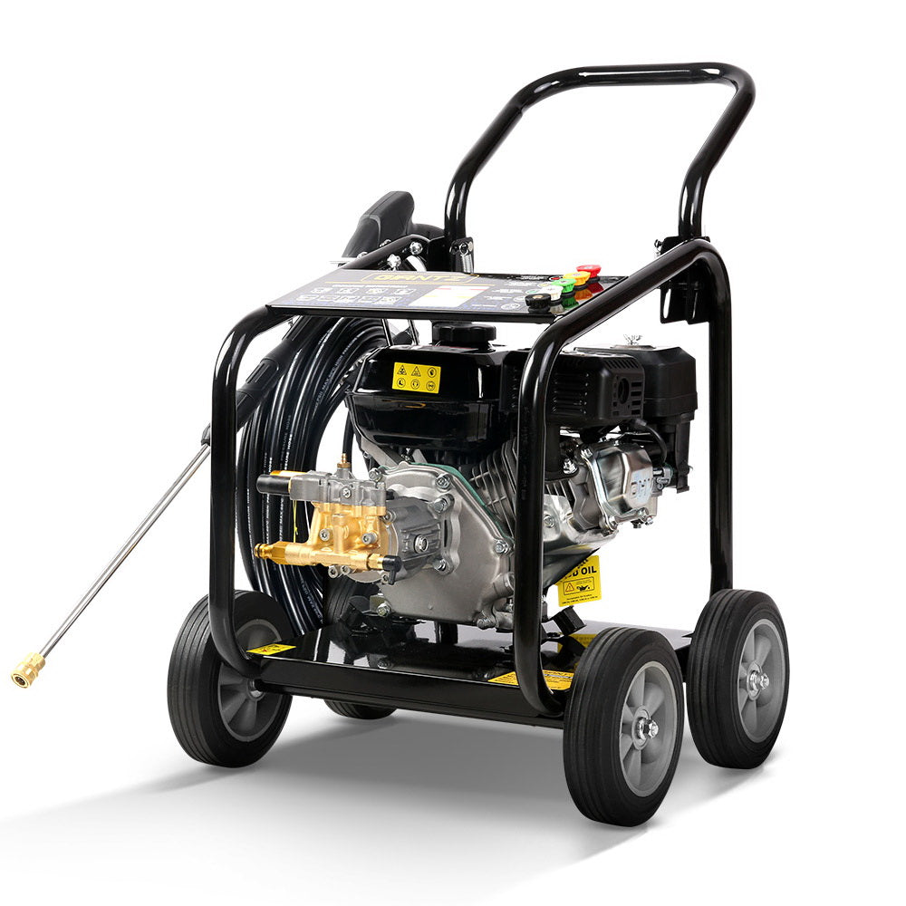 Giantz 4800PSI 汽油高压清洗机 10HP 20M 软管 Gurney