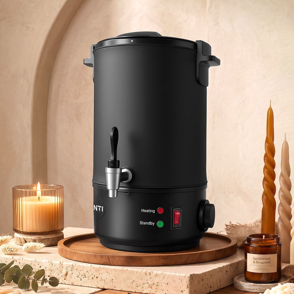 Devanti 6L Wax Melter Candle Making 1520W Melting Pot Furnace Quick Pour Spout Soy Soap