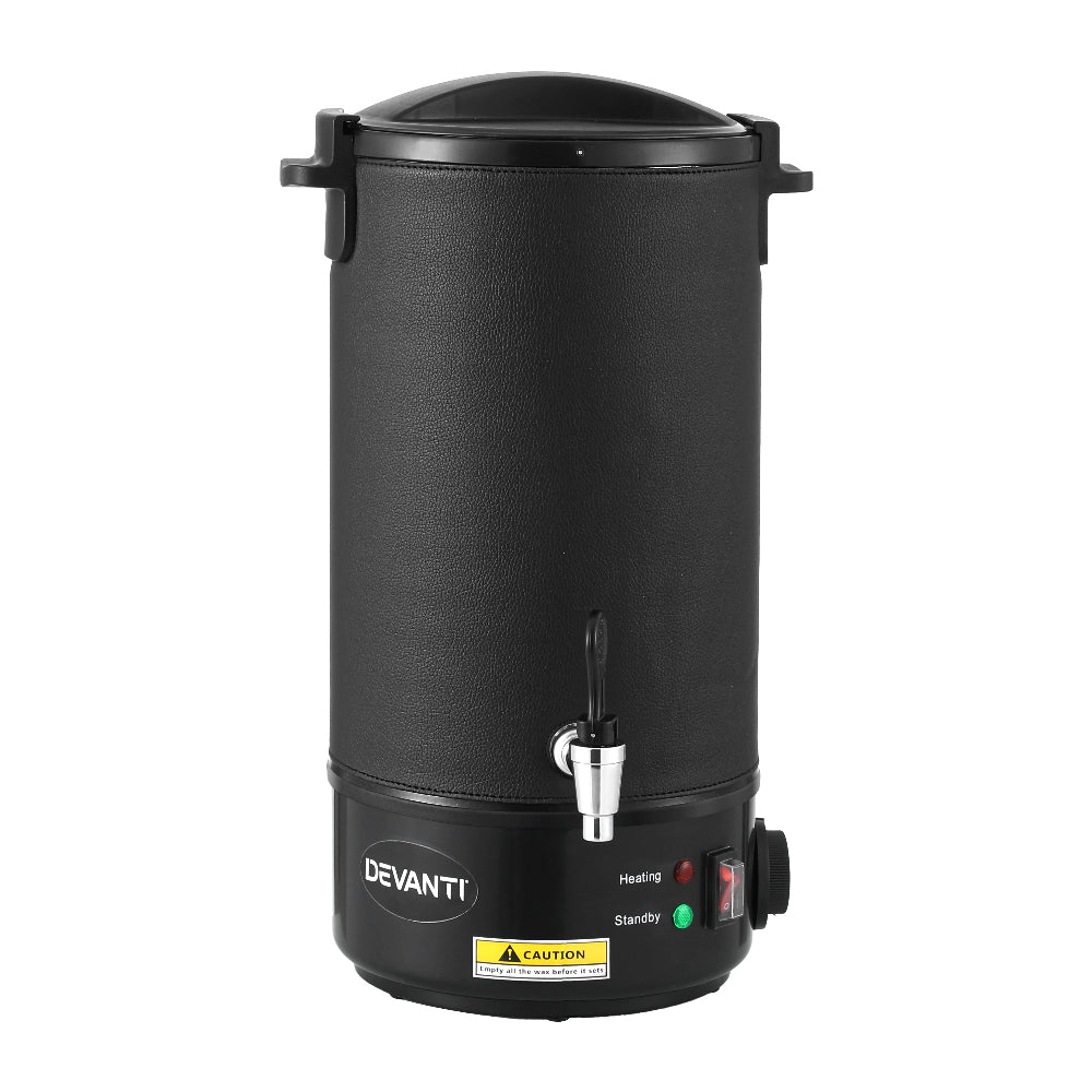 Devanti 10L - Fundidor de cera para velas, 1520 W, horno para derretir cera, pico vertedor para jabón