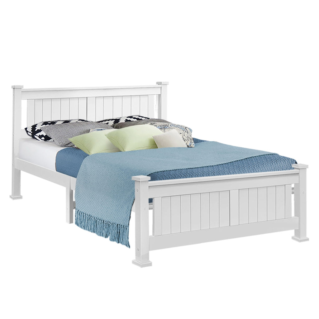 Marco de cama de madera Artiss tamaño queen para niños y adultos