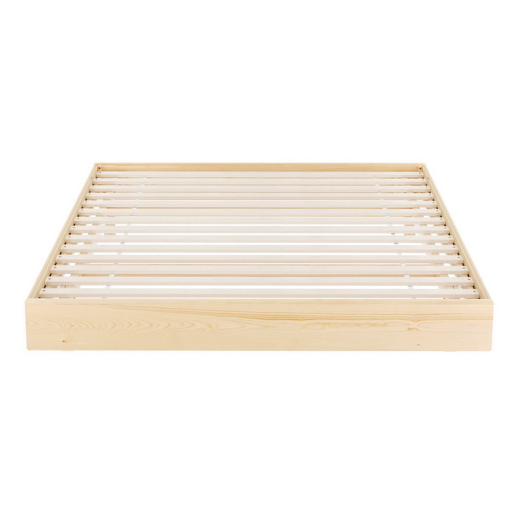 Artiss Bed Frame Queen Size Floating Wooden Mattress Base Platform Timber ODIN