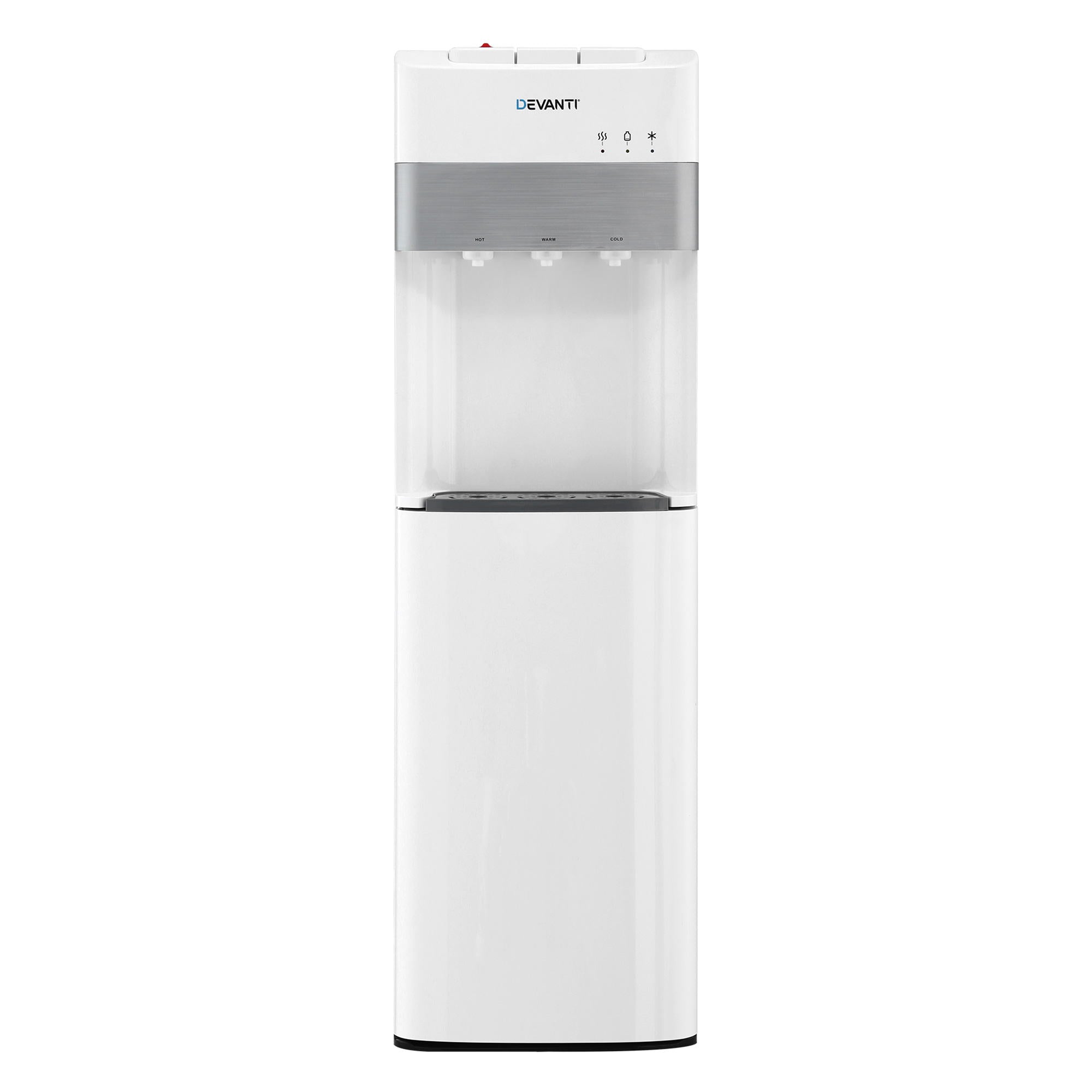 Devanti 3 Taps Water Cooler Dispenser Bottom Loading Dispenser Chiller Filter Purifier
