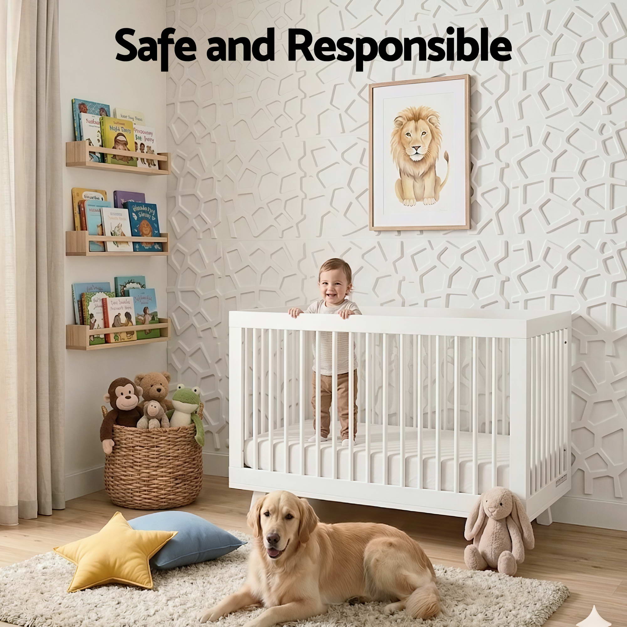 Artiss 3D Wall Panels PVC Decorative Panels 50x50cm Set of 15 Feature Wall Poly