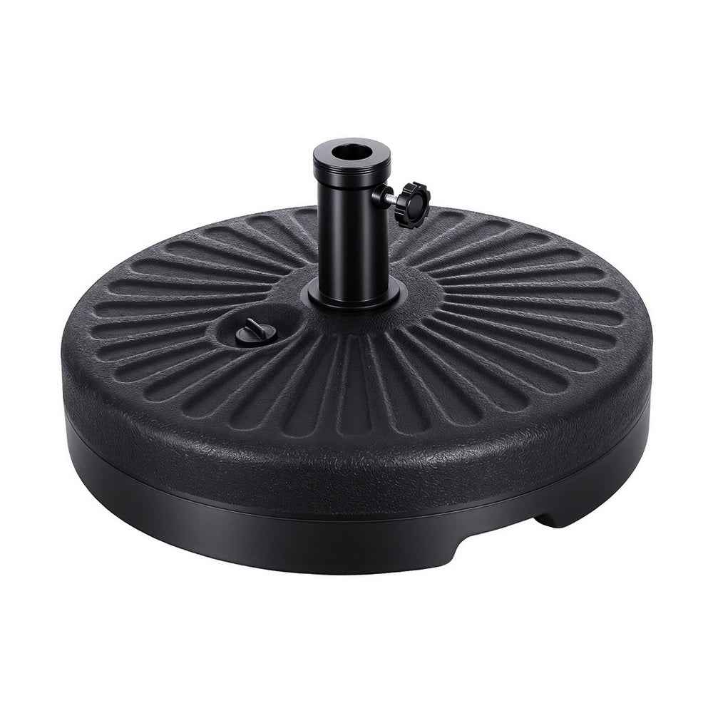 Instahut Outdoor Umbrella Base Weight Round Plastic Pole Holder 30-48mm Beach