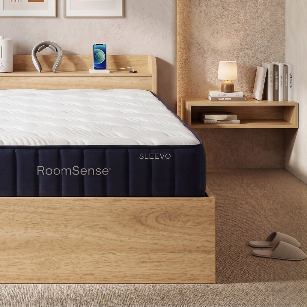 RoomSense Queen Firm Mattress 26cm Bundle with Storage Bed Frame