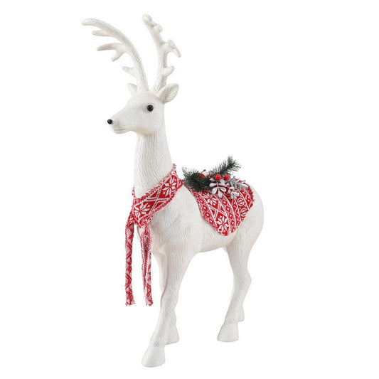 Jingle Jollys Christmas Reindeer 80cm Glitter Deer Ornaments Party Decorations