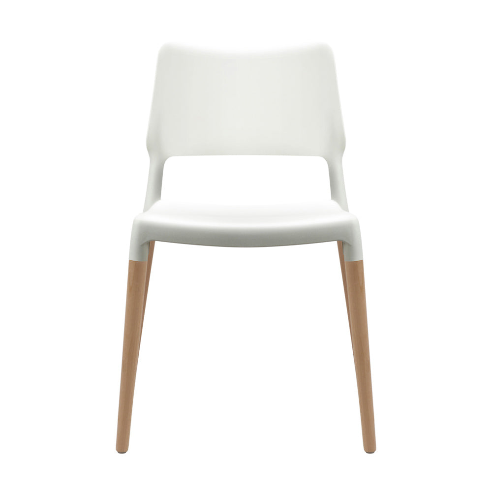 Artiss Dining Chairs White Stackable Set of 4