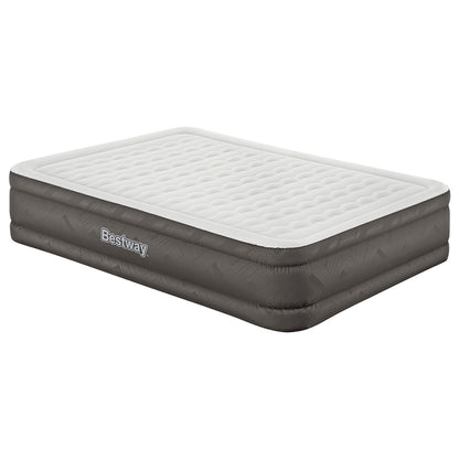 Colchón inflable Bestway Air Mattress Queen de 46 cm, color gris