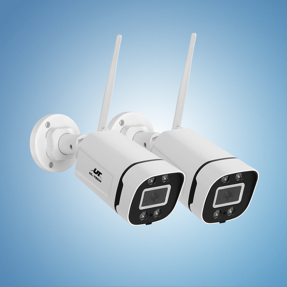 UL-tech Wireless CCTV 3MP 2 Cameras Square