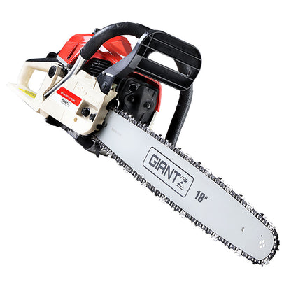 Giantz Chainsaw Petrol 75CC 18" Bar Commercial E-Start Pruning Chain Saw,Giantz Chainsaw Petrol 52CC 20" Bar Commercial E-Start Pruning Chain Saw 5.2HP