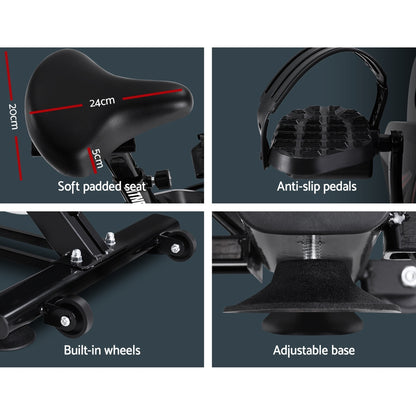 Bicicleta estática Everfit Spin Bike con volante de inercia, máquina de fitness para gimnasio en casa