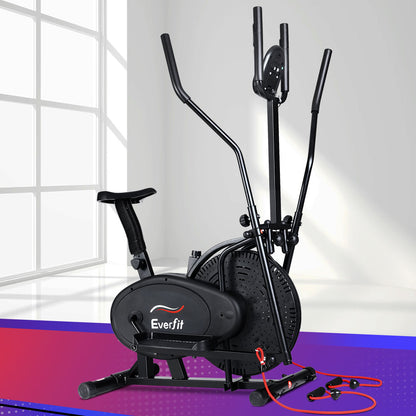 Bicicleta elíptica 5 en 1 Everfit para ejercicios en casa, cardio en interiores