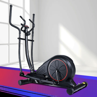 Bicicleta elíptica de ejercicio Everfit, máquina de fitness para gimnasio en casa con pantalla LCD