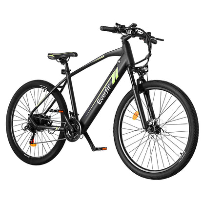 Bicicleta eléctrica de montaña Everfit de 27,5 pulgadas, batería de 21 velocidades