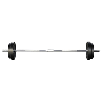 Juego de pesas Everfit de 38 kg, con discos y banco de levantamiento de pesas, 168 cm