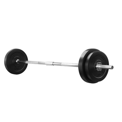 Juego de pesas Everfit de 38 kg, con discos y banco de levantamiento de pesas, 168 cm