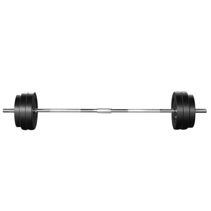 Juego de pesas Everfit de 58 kg, con discos y banco de levantamiento de pesas, 168 cm