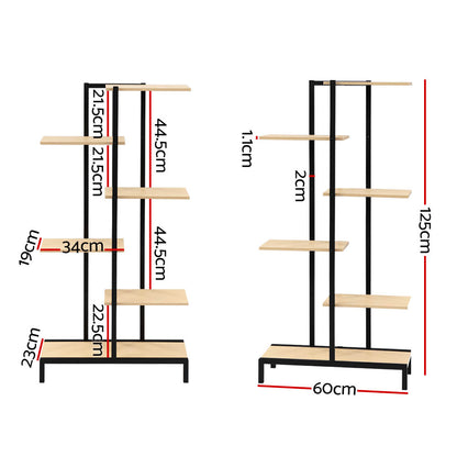 Estante para macetas de metal en zigzag de 6 niveles Artiss Plant Stand