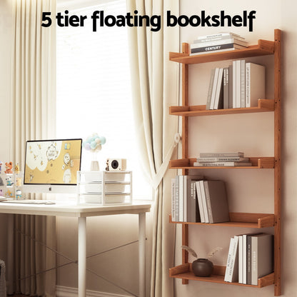 Estantería flotante Artiss Bookshelf CAPIZ Roble