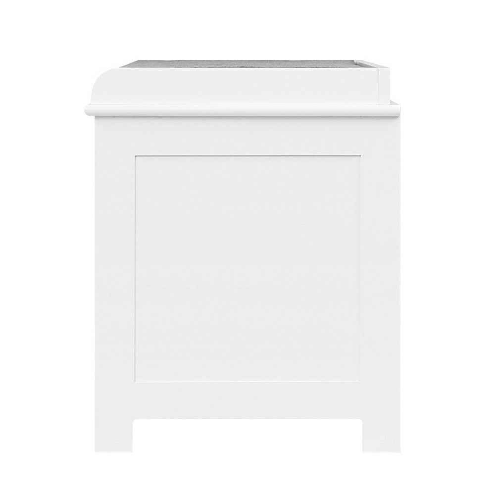 Artiss Shoe Rack Cabinet Bench White Caye