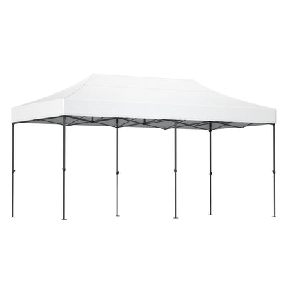 Carpa plegable para cenador Instahut de 3 x 6 pulgadas, para bodas, de tela Oxford 500D, color blanco