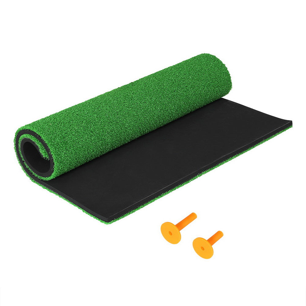 Everfit Golf Hitting Mat Portable DrivingÂ Range PracticeÂ Training Aid 150x150cm