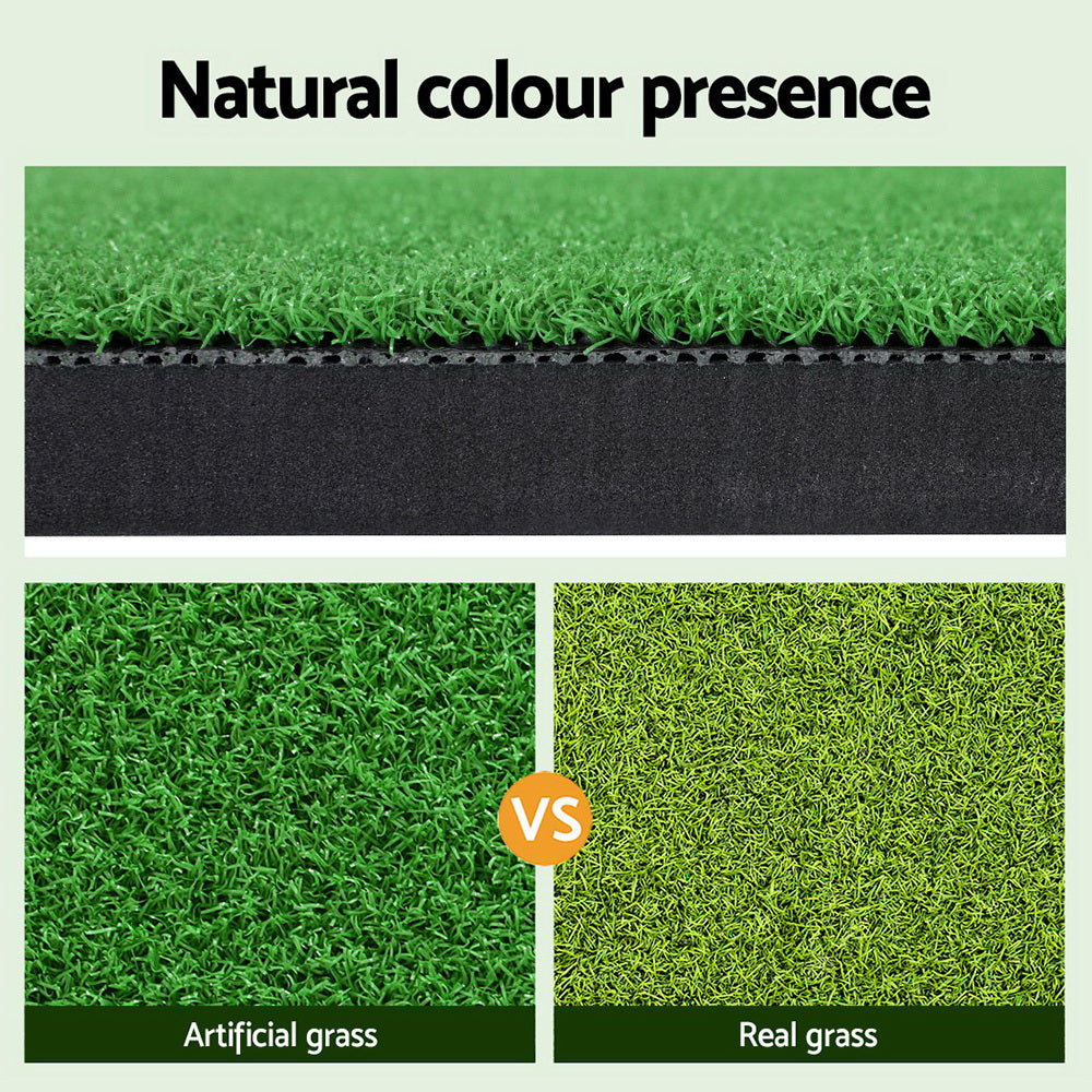 Everfit Golf Hitting Mat Portable DrivingÂ Range PracticeÂ Training Aid 150x150cm