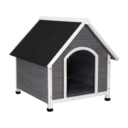 i.Pet - Caseta de madera para perros, casa grande para exteriores e interiores, cabaña para mascotas resistente a la intemperie, tamaño XL