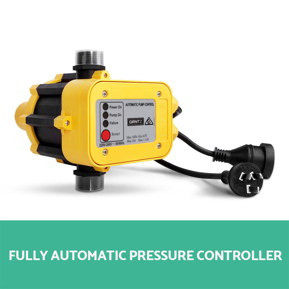 Giantz Garden Water Pump High Pressure 2500W 5-Stage Tank Irrigation Yellow