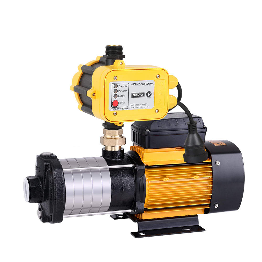 Giantz Garden Water Pump High Pressure 2500W 6-Stage Tank Irrigation Yellow