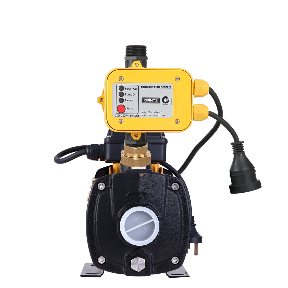 Giantz Garden Water Pump High Pressure 2500W 6-Stage Tank Irrigation Yellow
